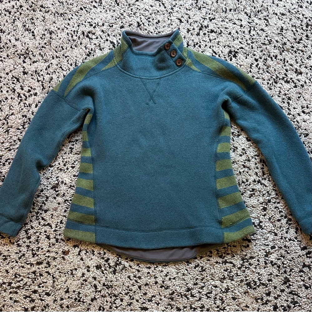Marmot Striped Wool Pullover Sweater